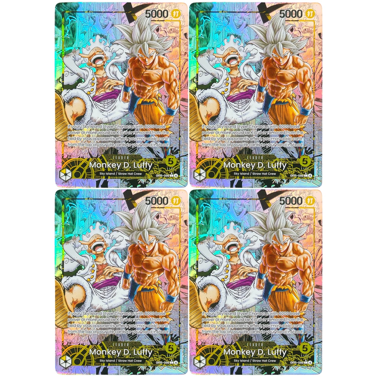 Japanese Fan - Homemade Nika Luffy Fan‑Art Full‑Art Cards,