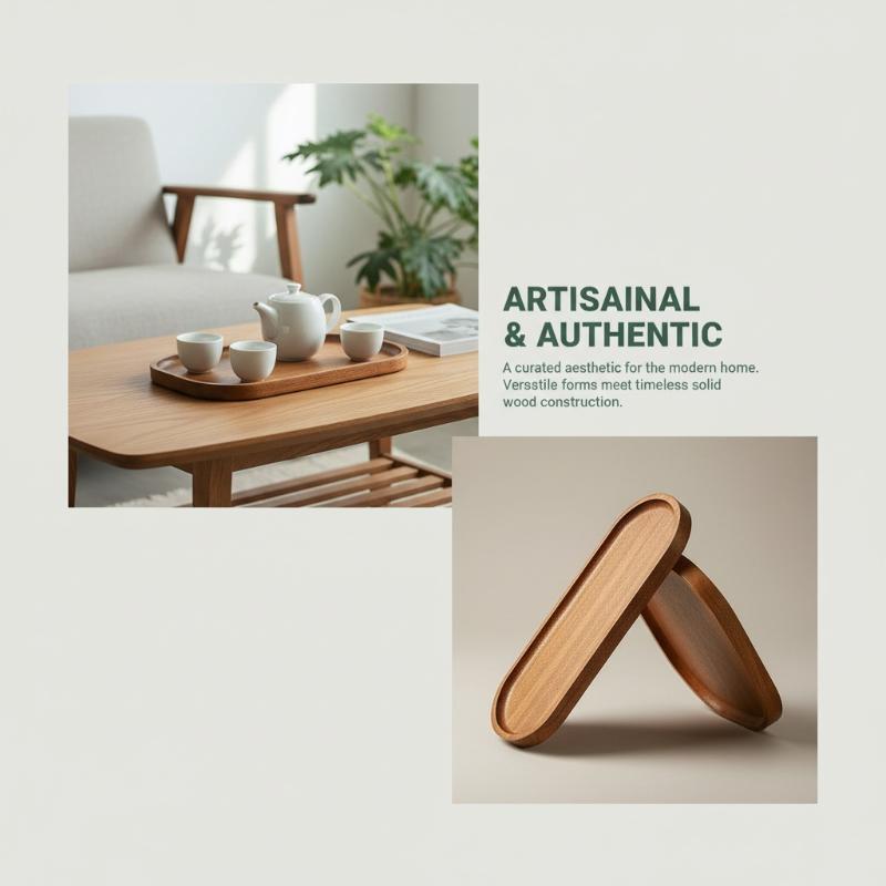 1pc Tableware Solid Wood Round - Japanese Snacks review and price