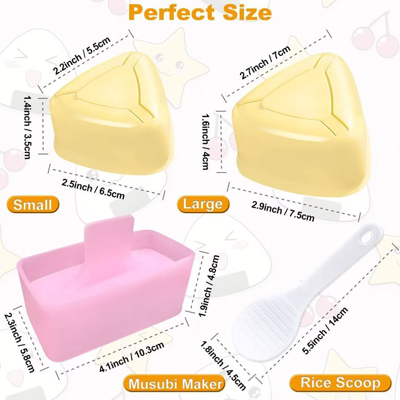 LMETJMA  Pack Rice Mold Musubi - Sushi Making Kit review and price