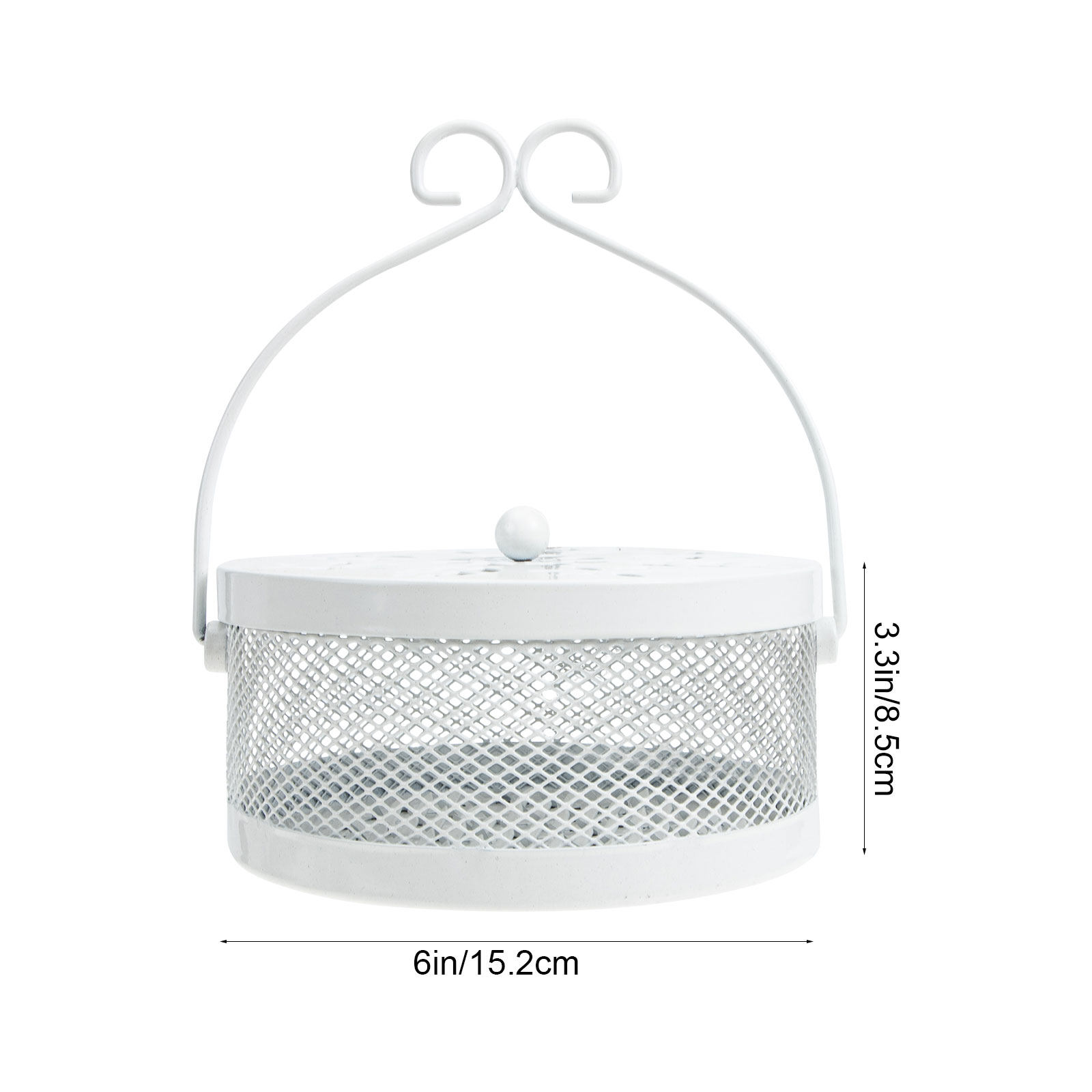 Box Wrought White Smooth Textu - Incense Holder review and price