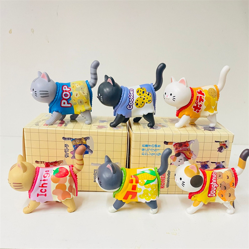 Cute Cat Blind Box Wearing Can - Japanese Snacks review and price
