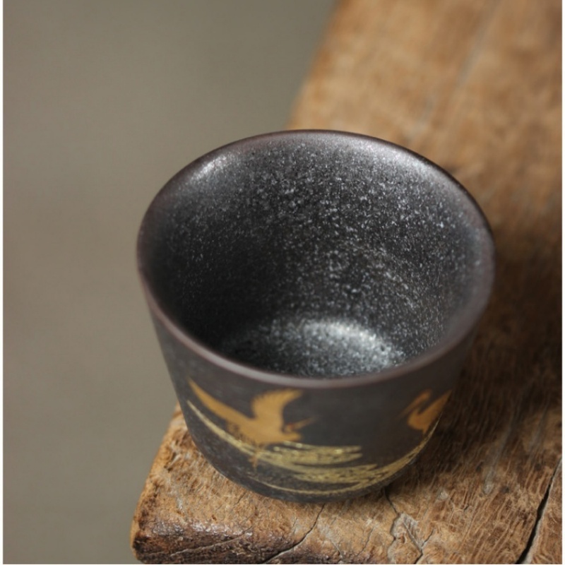 100ML Japanese Crane Tea Cup H - Japanese Pottery review and price