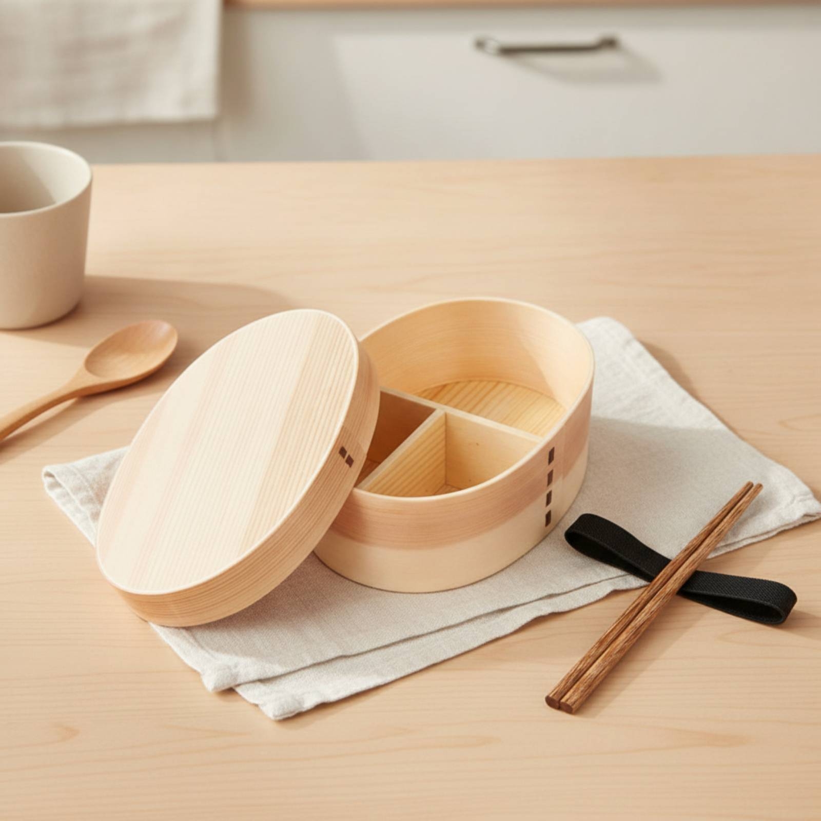 Wooden Bento Box Japanese-Styl - Bento Box review and price