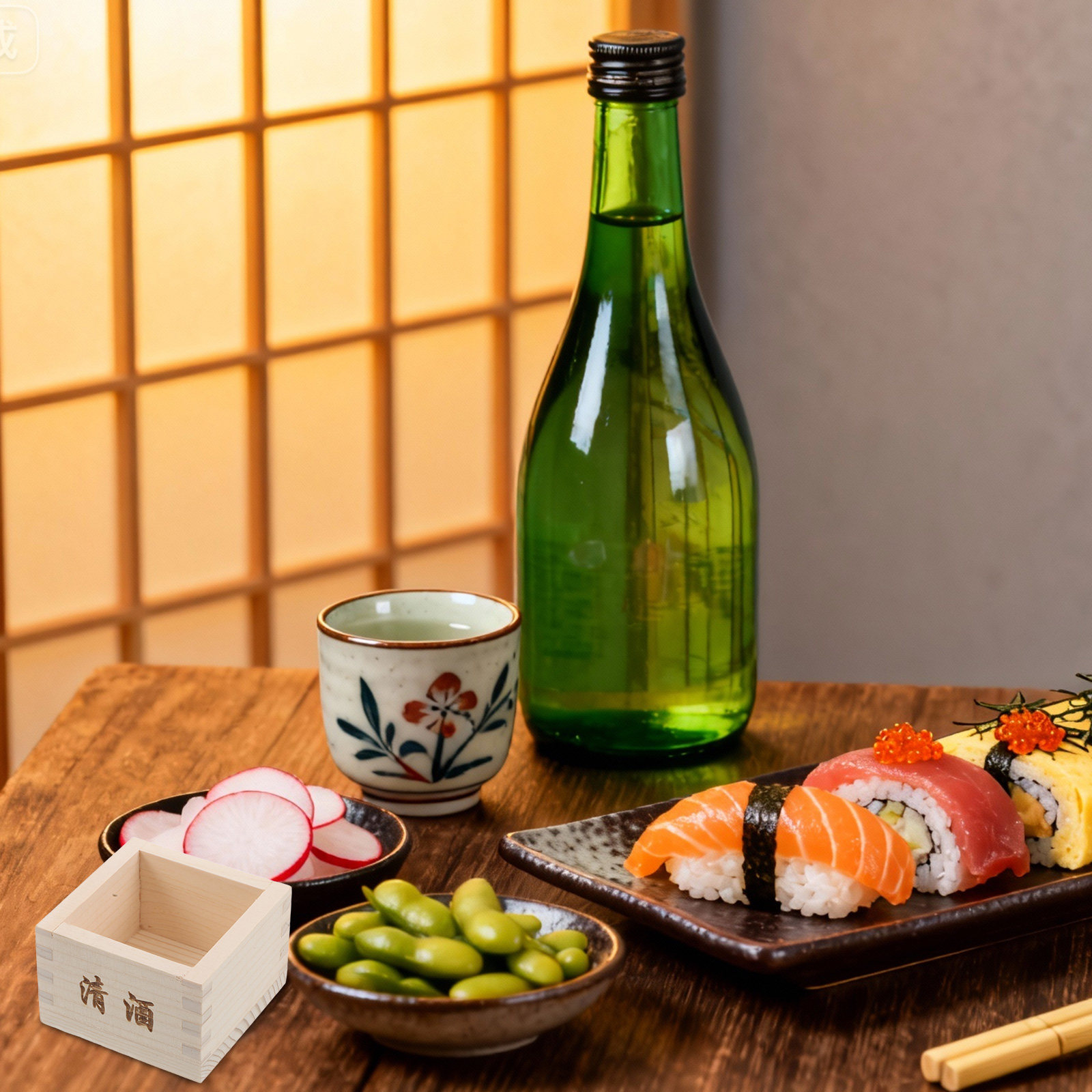 2Pcs Wooden Sake Masu Box Trad - Japanese Restaurant Lifestyle review and price