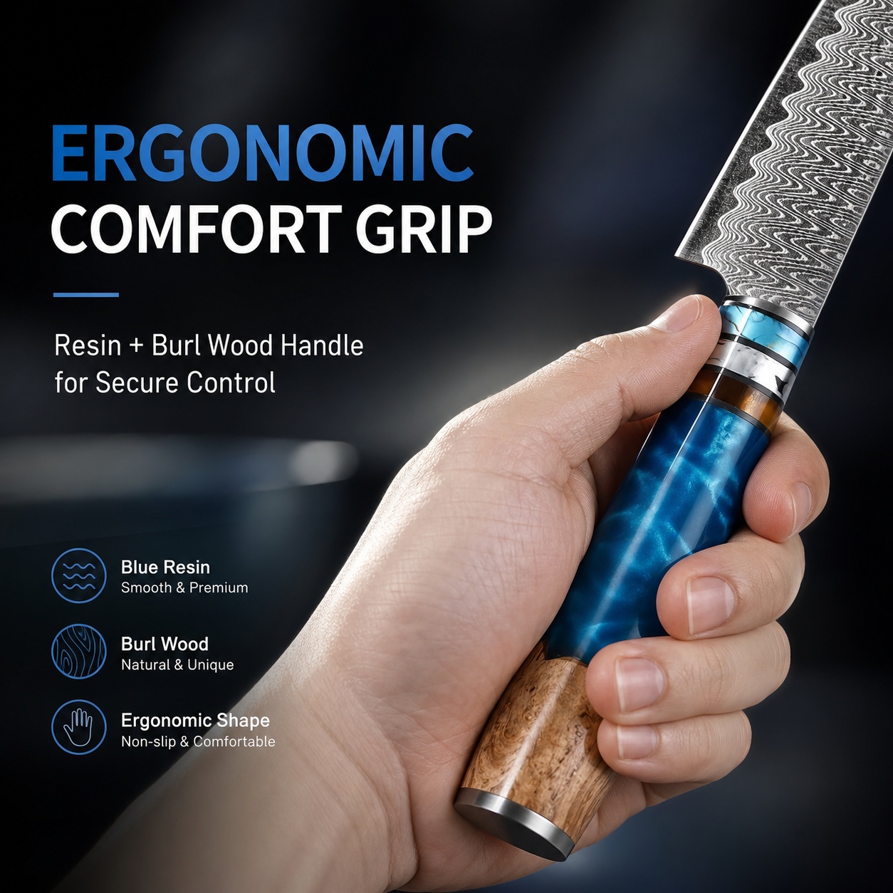 8 Inch Japanese Chef Knife 67  - Japanese Knife review and price