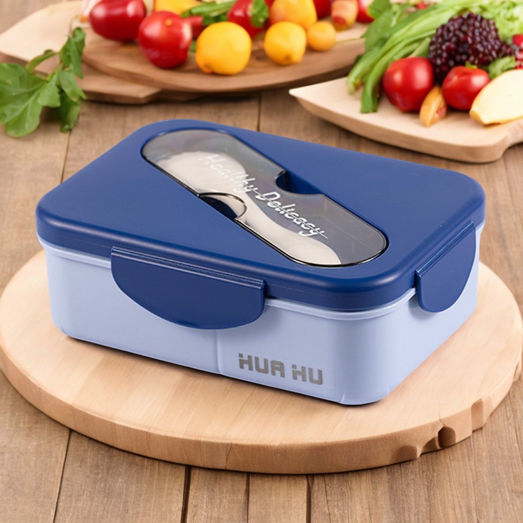 Student Lunch Box With Fork Pl - Bento Box review and price