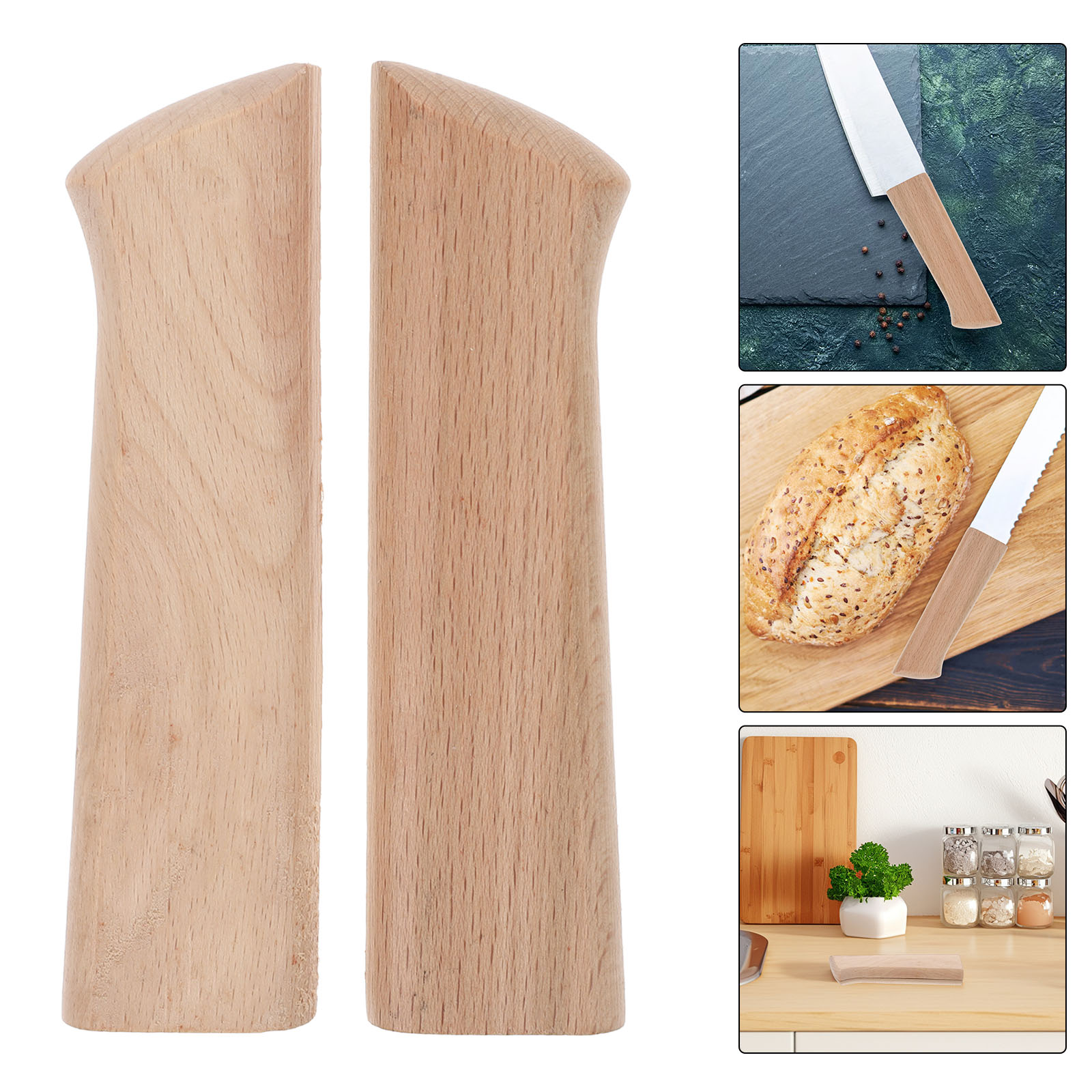 2pcs Knife Handles For Kitchen - Japanese Knife review and price