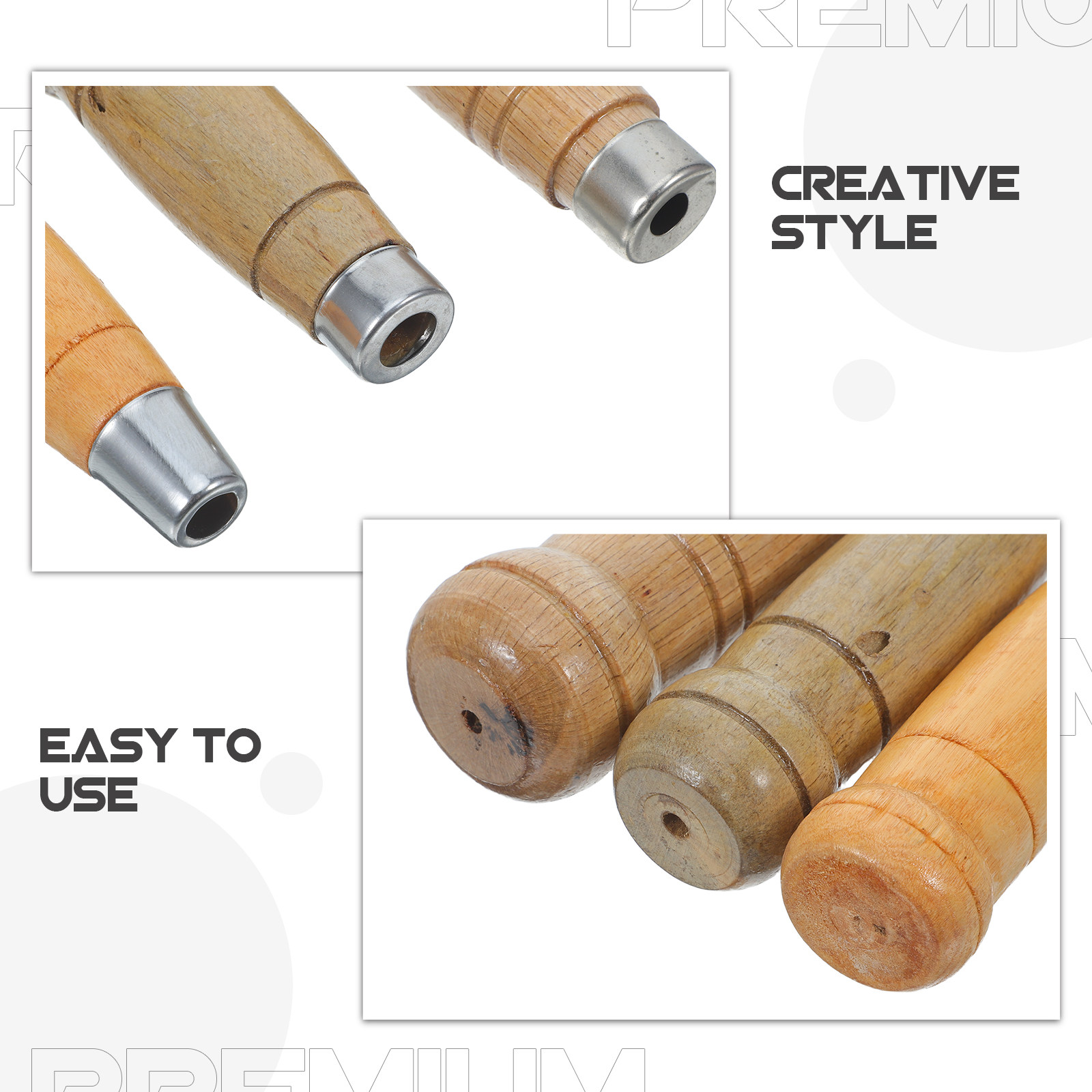 3pcs Wooden Knife Handle Grips - Japanese Knife review and price