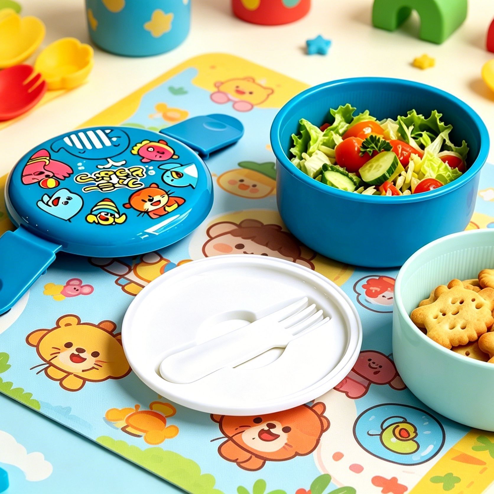 Mini Animal Lunch Box Japanese - Japanese Snacks review and price
