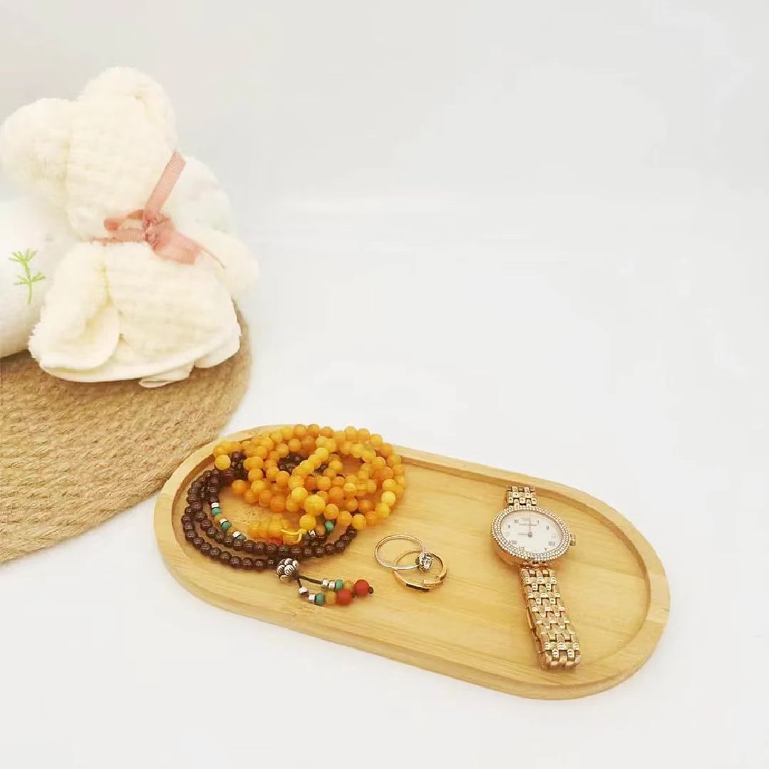2Pcs/Wooden Tray Round Wooden  - Japanese Snacks review and price