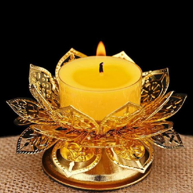 Tea Light Holder Gold Lotus De - Incense Holder review and price