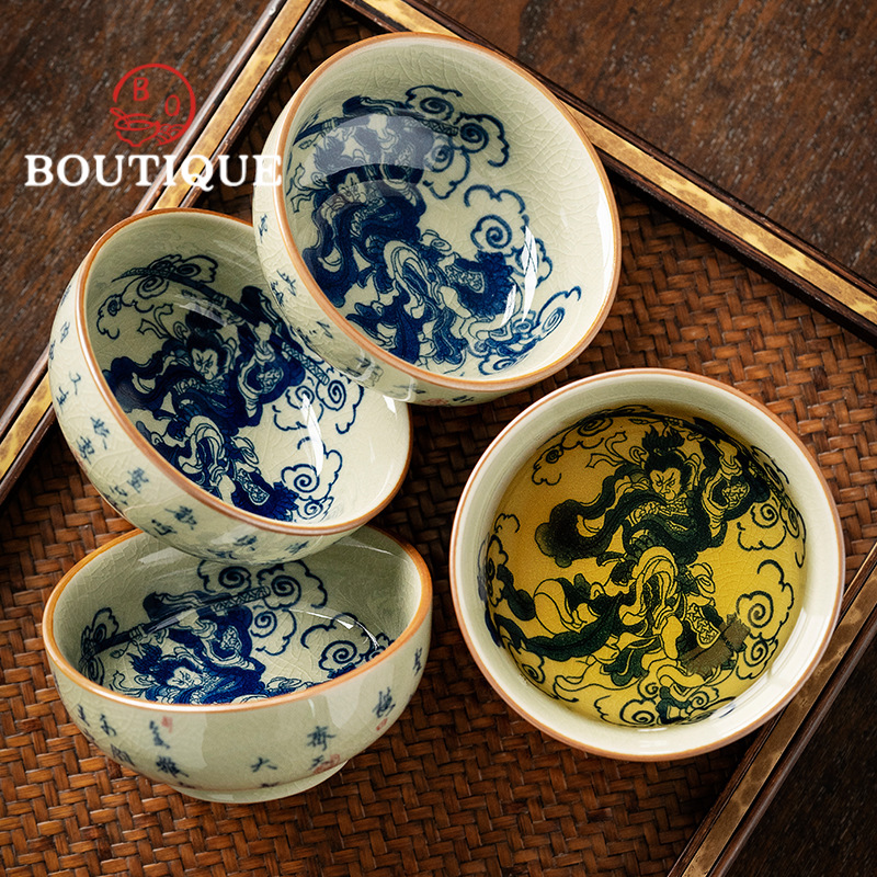 100ml Old Pottery Clay Blue an - Japanese Pottery review and price